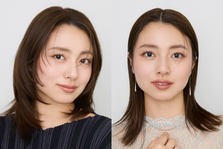 ミディアムヘアを格上げ。大人にも似合う「内巻き＆外ハネ」スタイリングテク